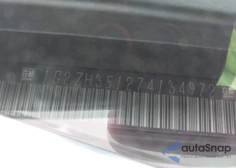 2007 Pontiac G6 Gt from USA, damaged, VIN 1G2ZH351274134972